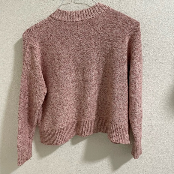 Quince Soft Pink Knit Cardigan - Picture 2 of 5